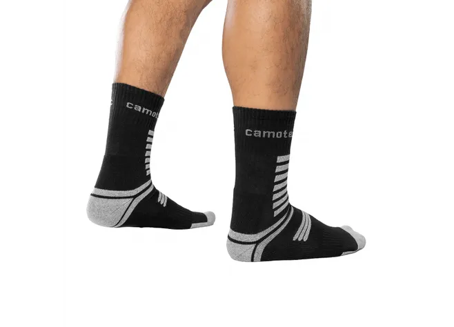 Носки Camotec Merino LongAir 2.0 Черные Фото 2
